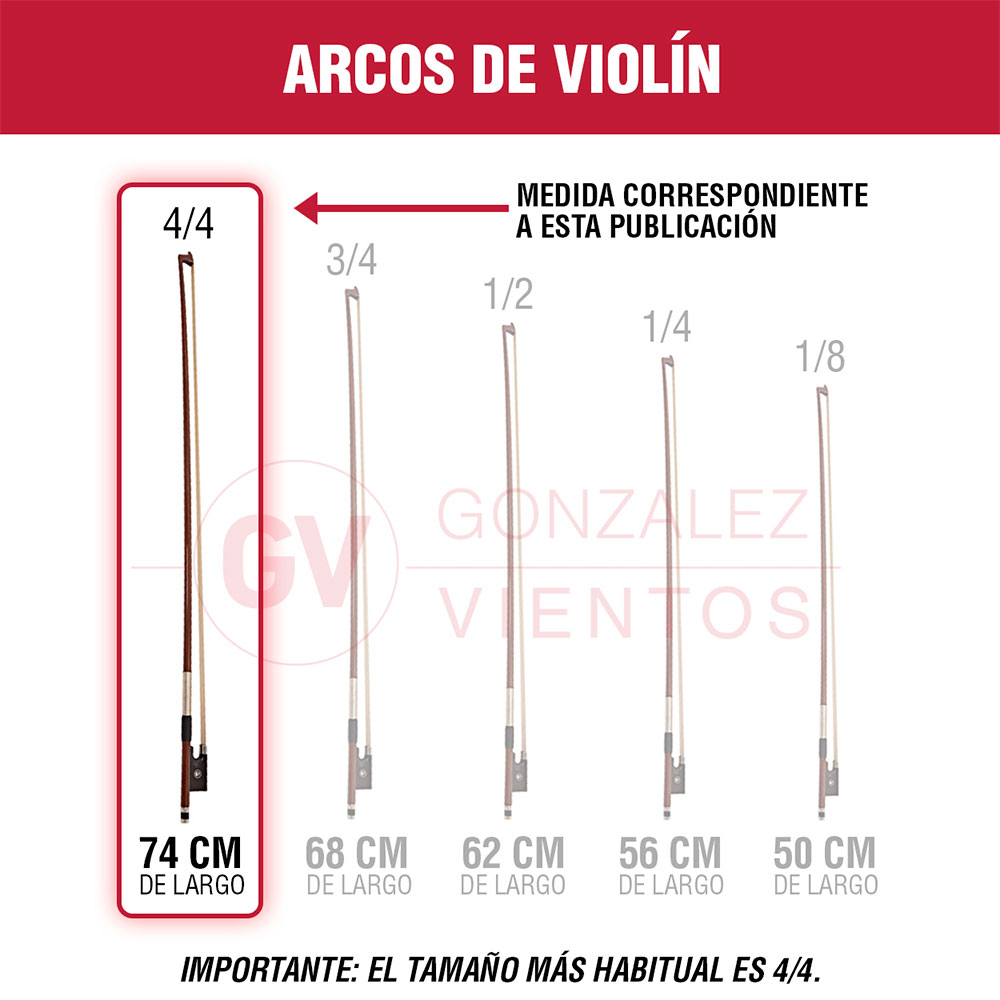 Arco MVB2144 Para Violin 4/4 Gonzalez Vientos Store